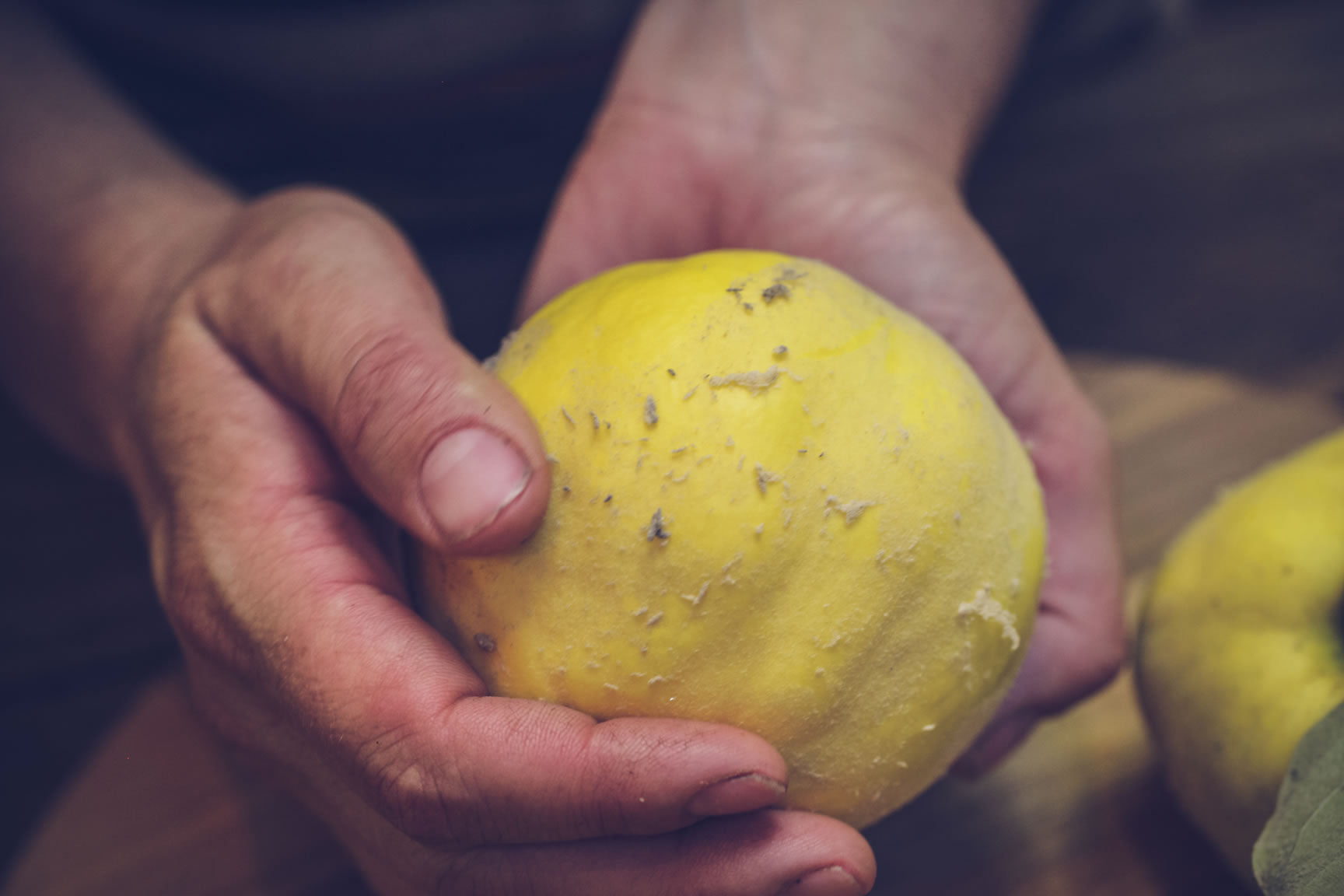 remove fuzz from quince