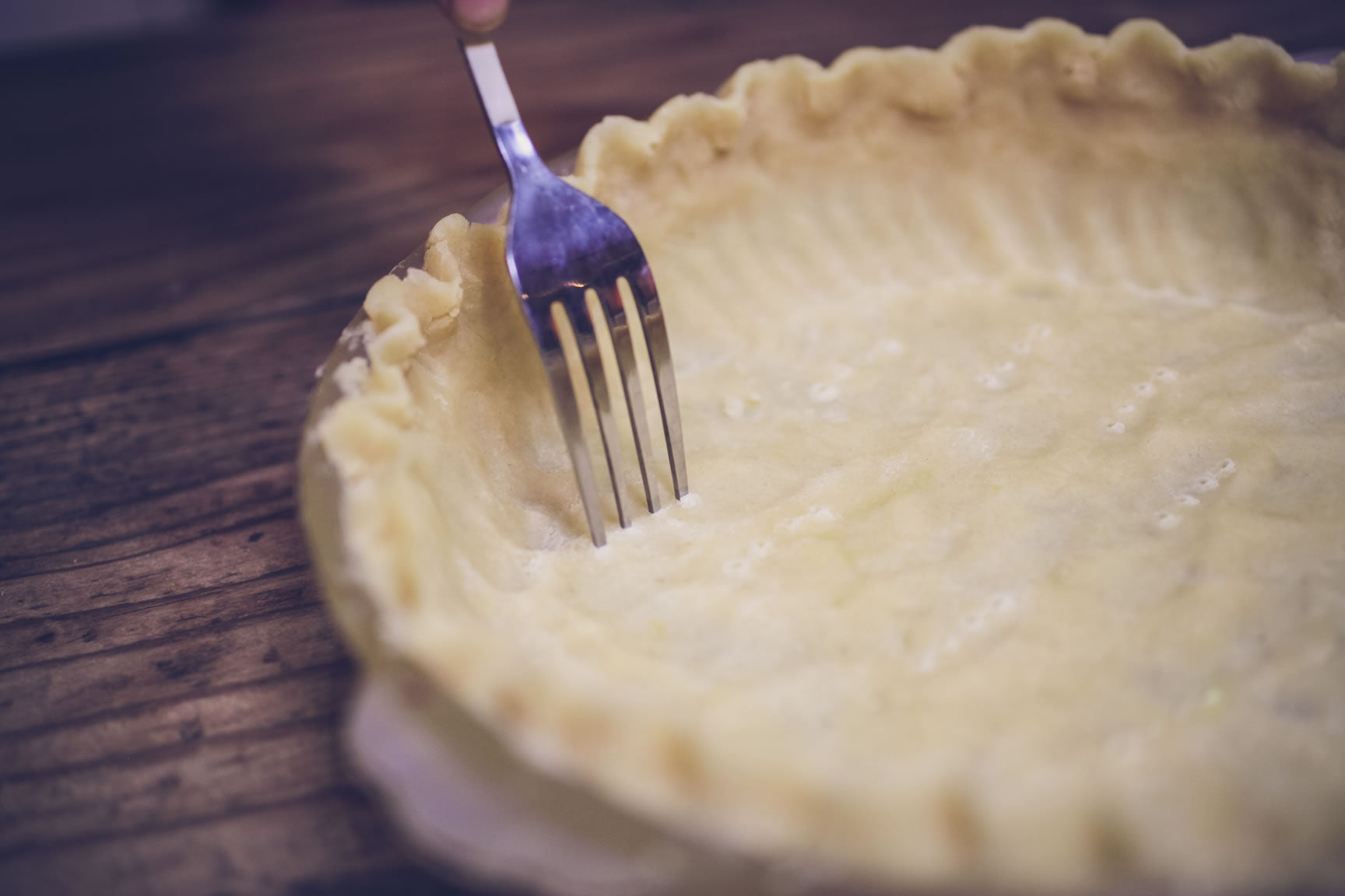 fork pie crust