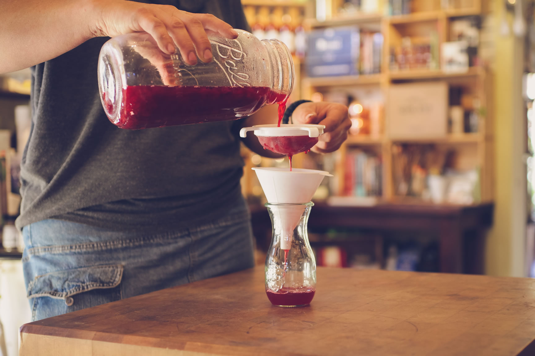 cranberry rosemary shrub