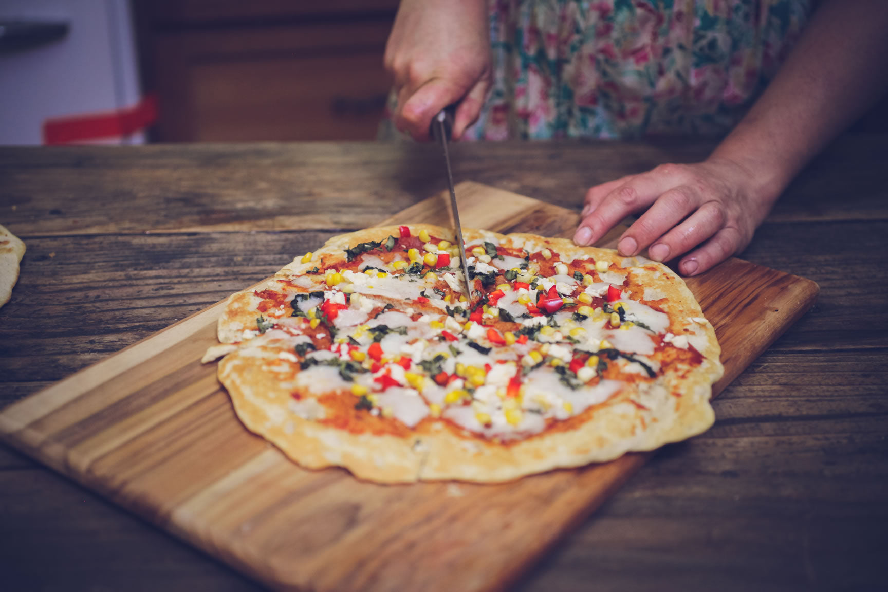 homemade bbq pizza