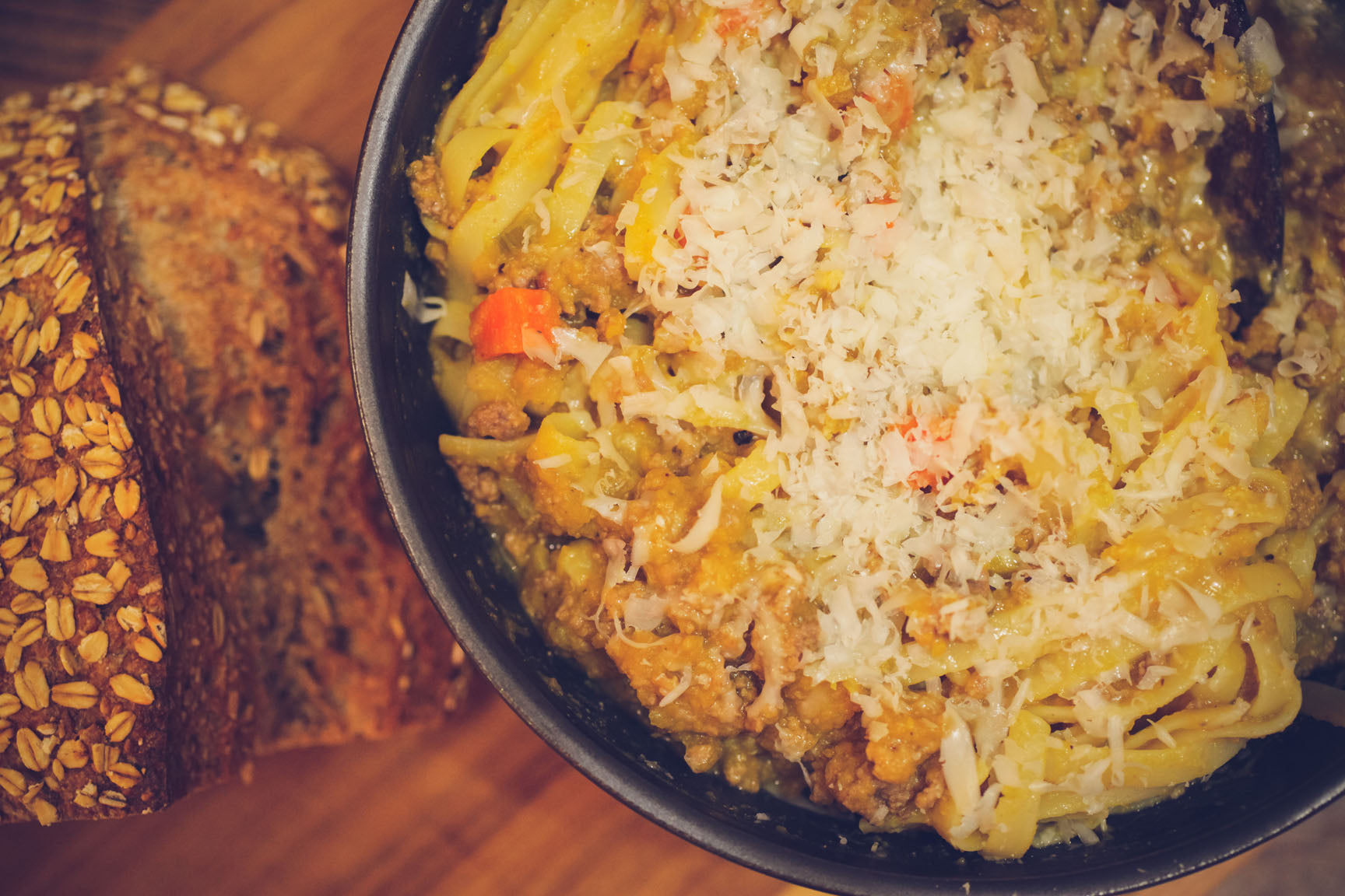 pumpkin bolognese