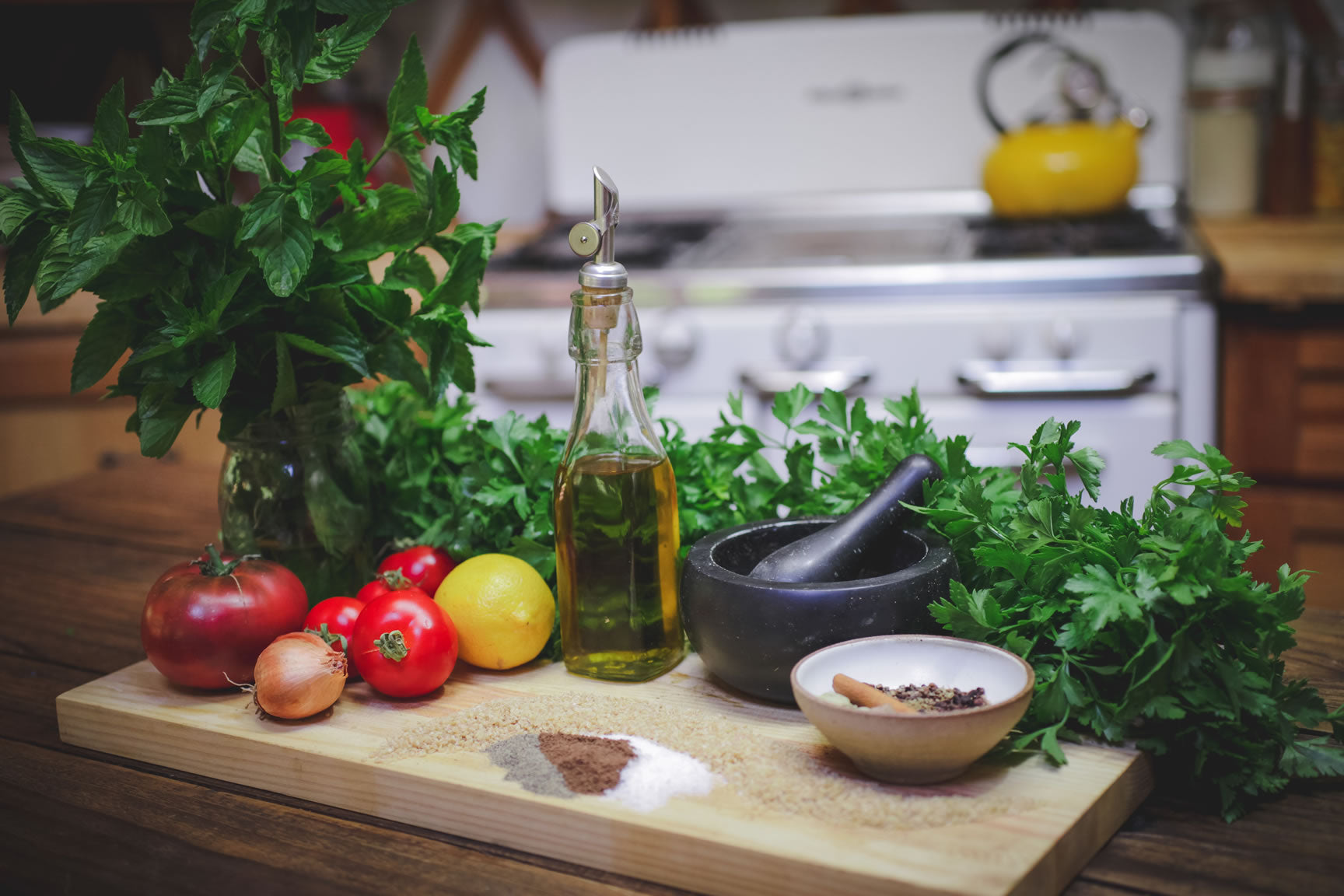 ingredients for tabbouleh