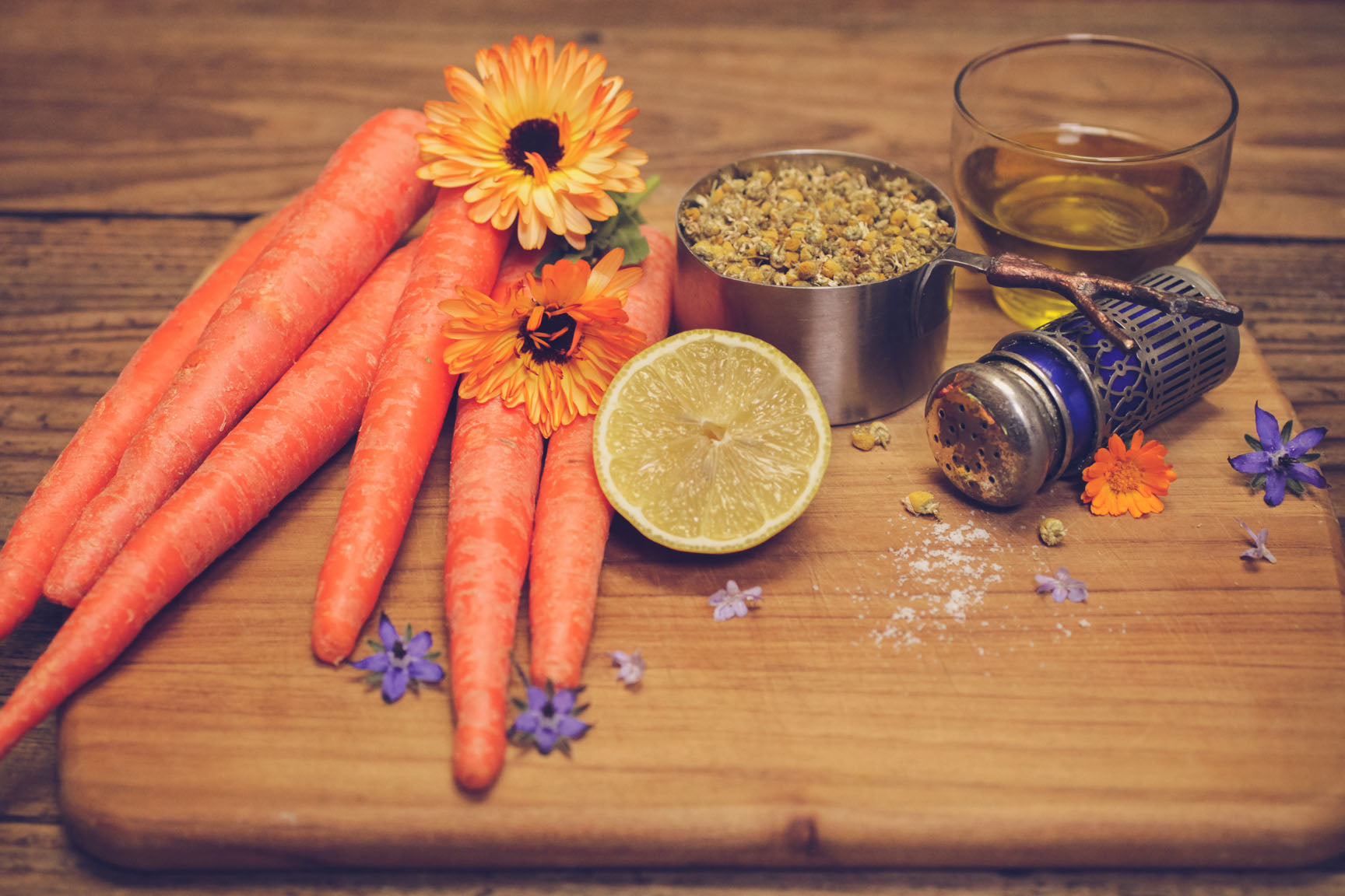 carrot chamomile soup