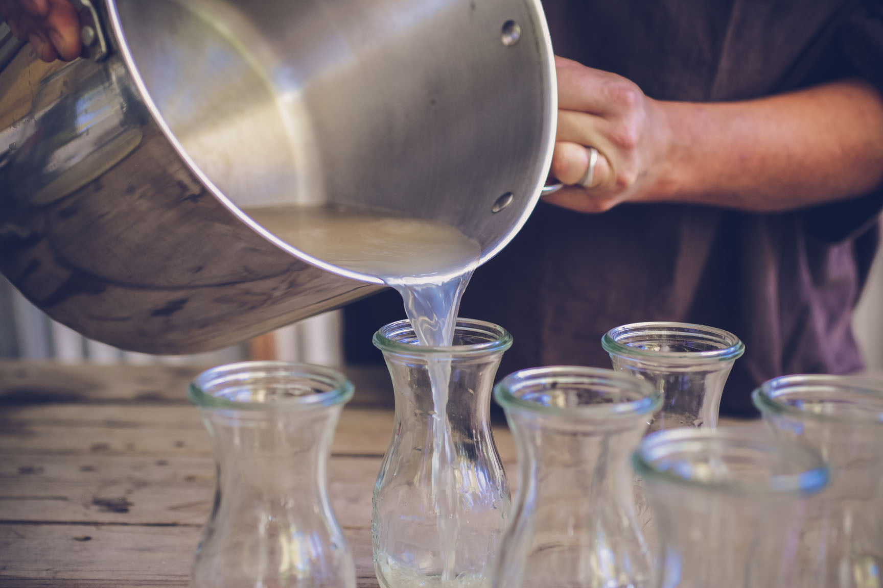 fill jars for canning