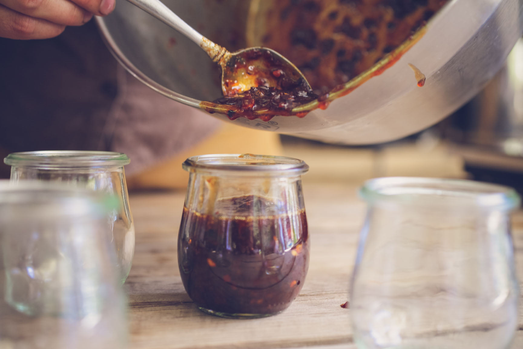 ladle into hot jars