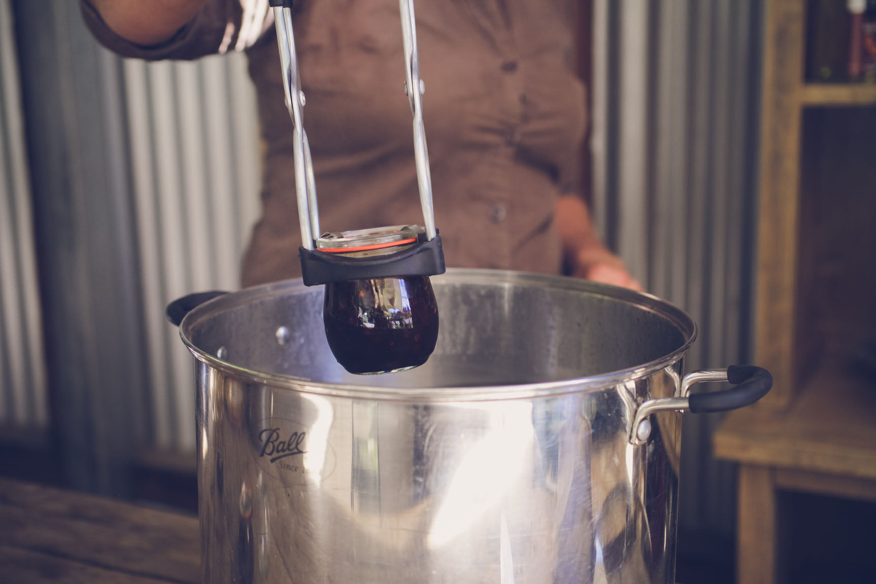 process in a water bath canner