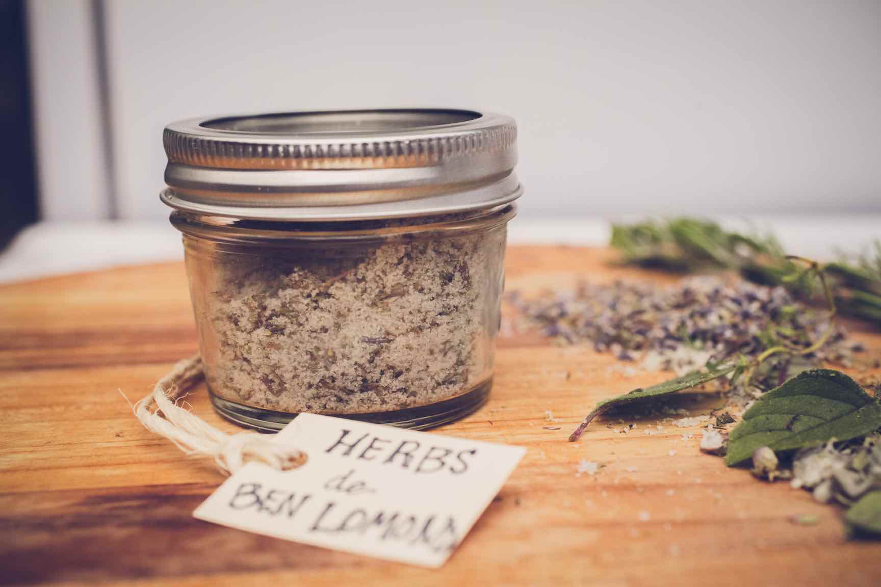homemade herbed salt blend