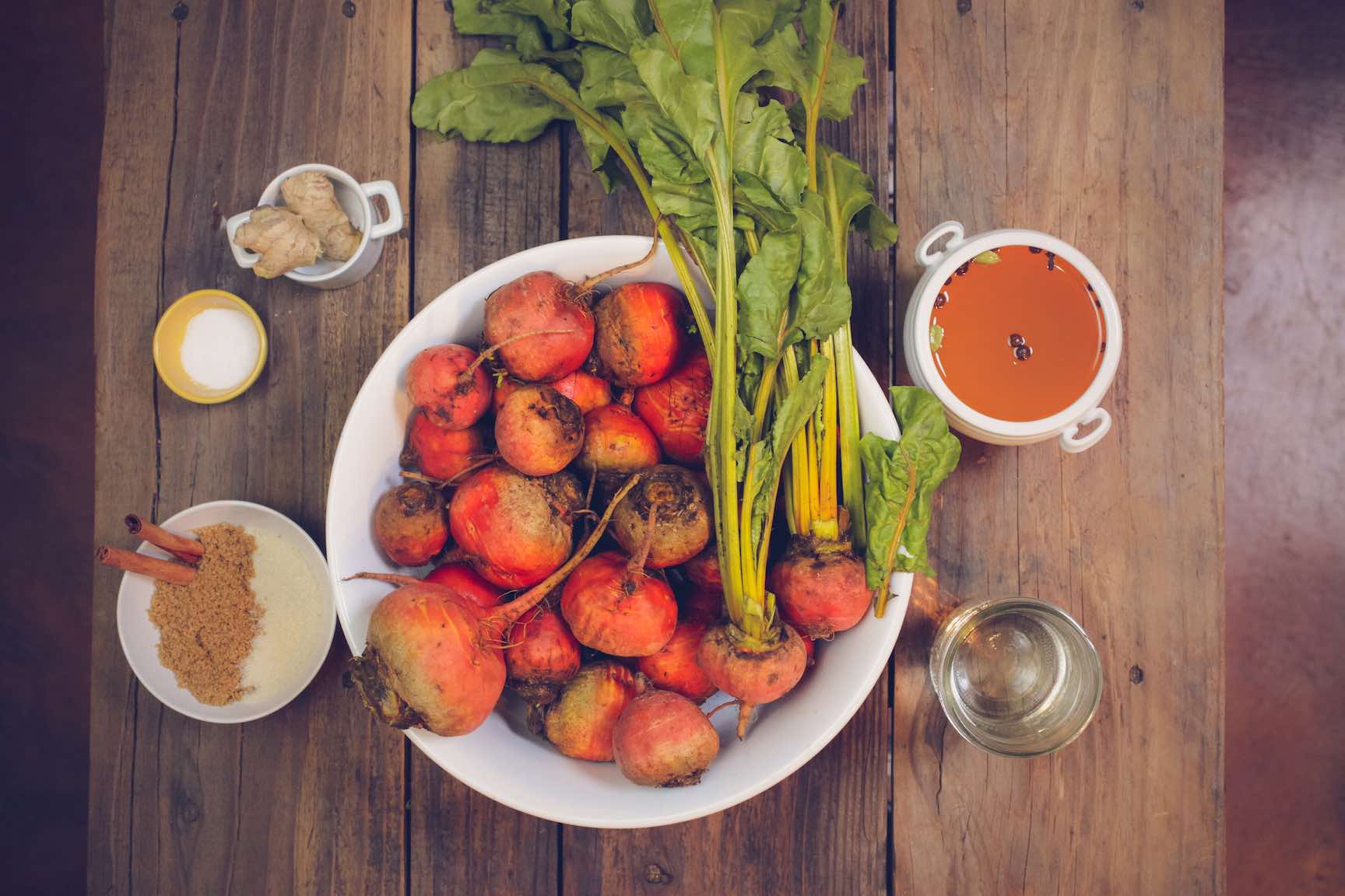 pickled golden beets with ginger recipe