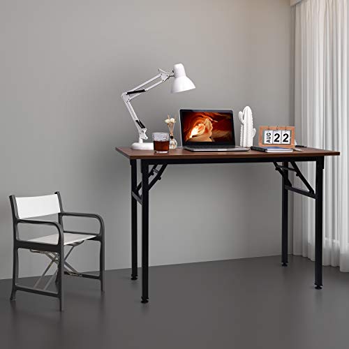 Frylr Small Folding Writing Desk With Usb Ports Power Plugs 31 5