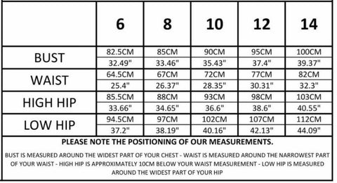 RUNAWAY SIZE GUIDE