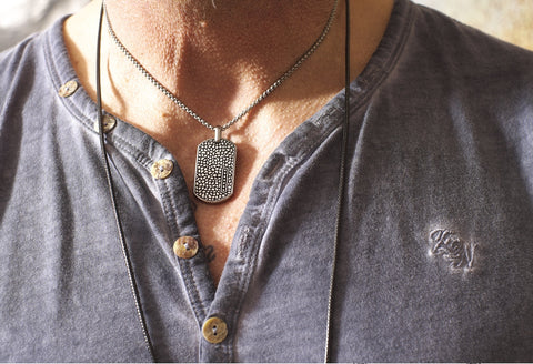 mens stainless steel necklace