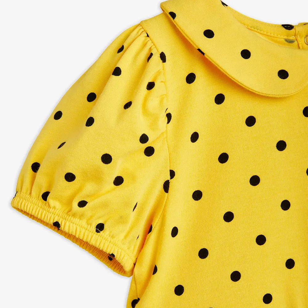 Polka Dot Dress Yellow