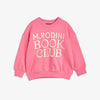 Book Club Embroidered Sweatshirt Pink