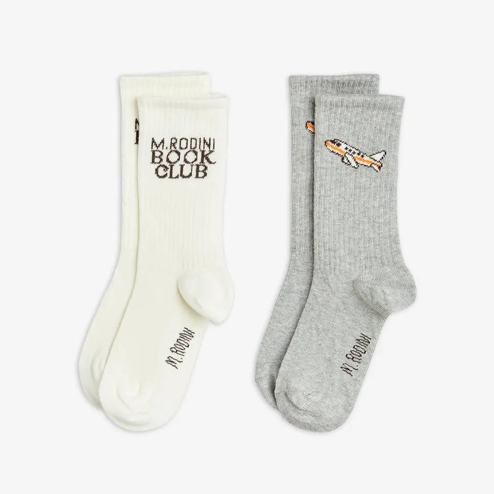 2-Pack Book Club Socks Multi