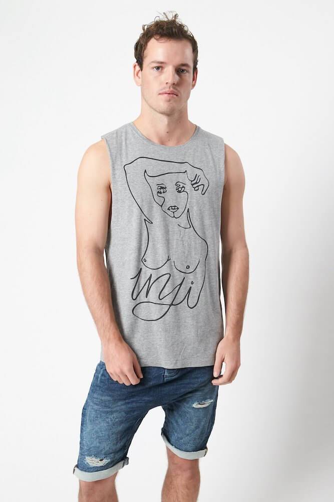 Inji Candice Tank (Mens) Tops & Tees - lincolnstreetwatsonville Cool Kids Clothes