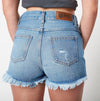 Inji Dusty Denim Shorts (Womens) Shorts - lincolnstreetwatsonville Cool Kids Clothes