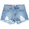 Inji Dusty Denim Shorts (Womens) Shorts - lincolnstreetwatsonville Cool Kids Clothes