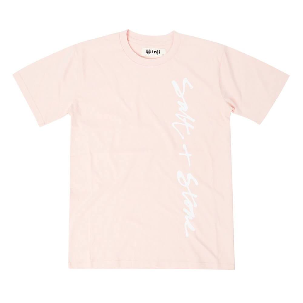 Inji Salt & Stone Pink Tee (Mens) Tops & Tees - lincolnstreetwatsonville Cool Kids Clothes