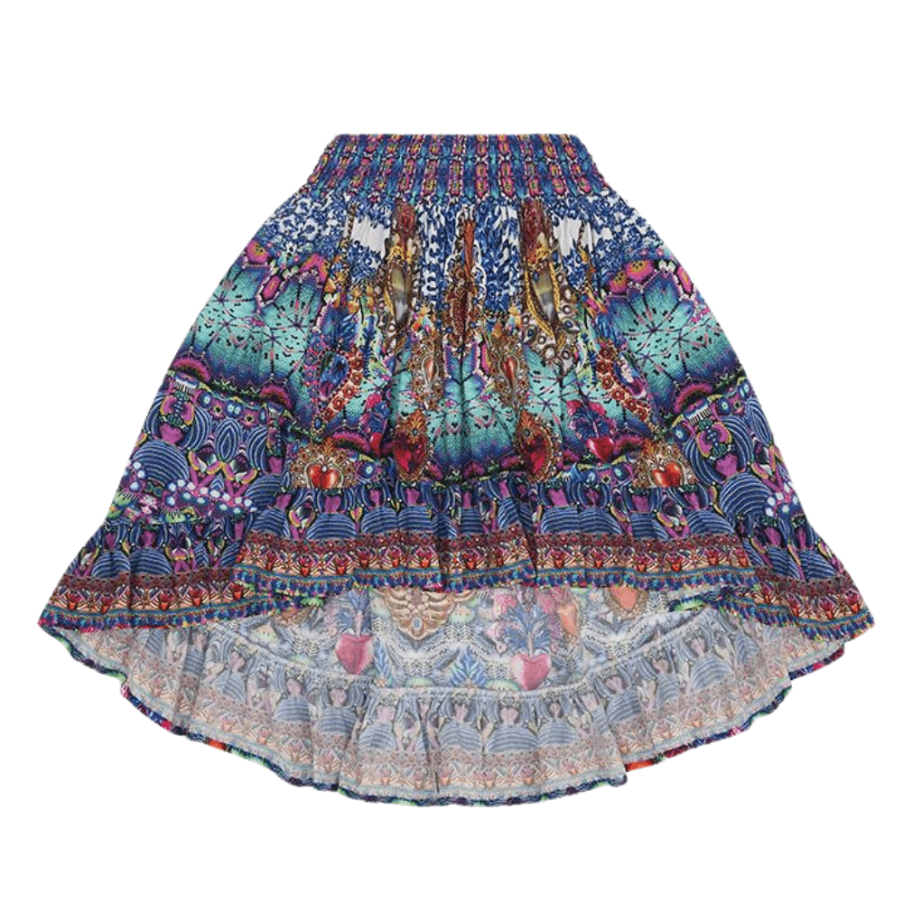 Lucky Charms Kids High Low Hem Skirt