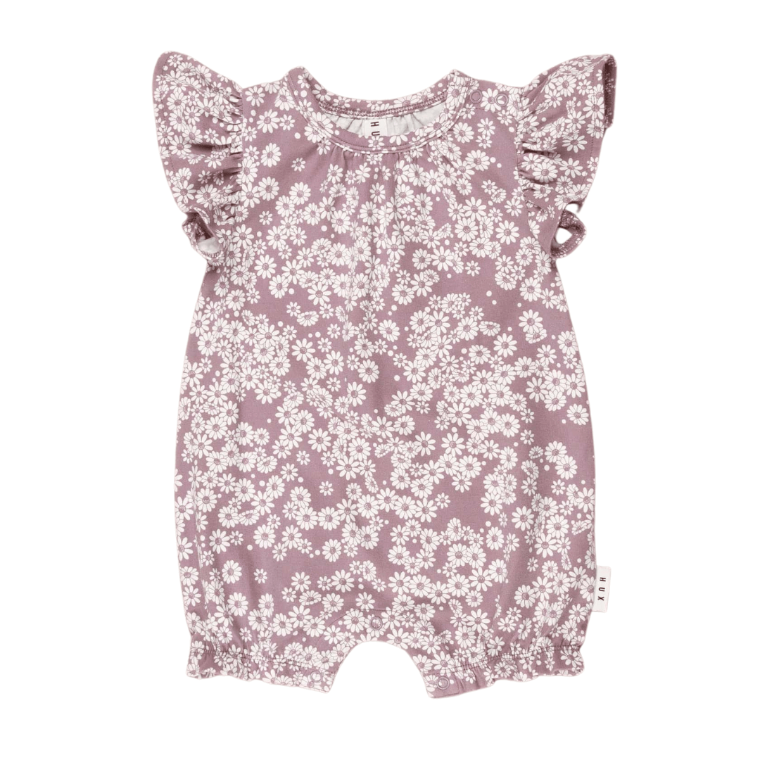 Huxbaby Daisy Frill Bubble Romper | TINY PEOPLE