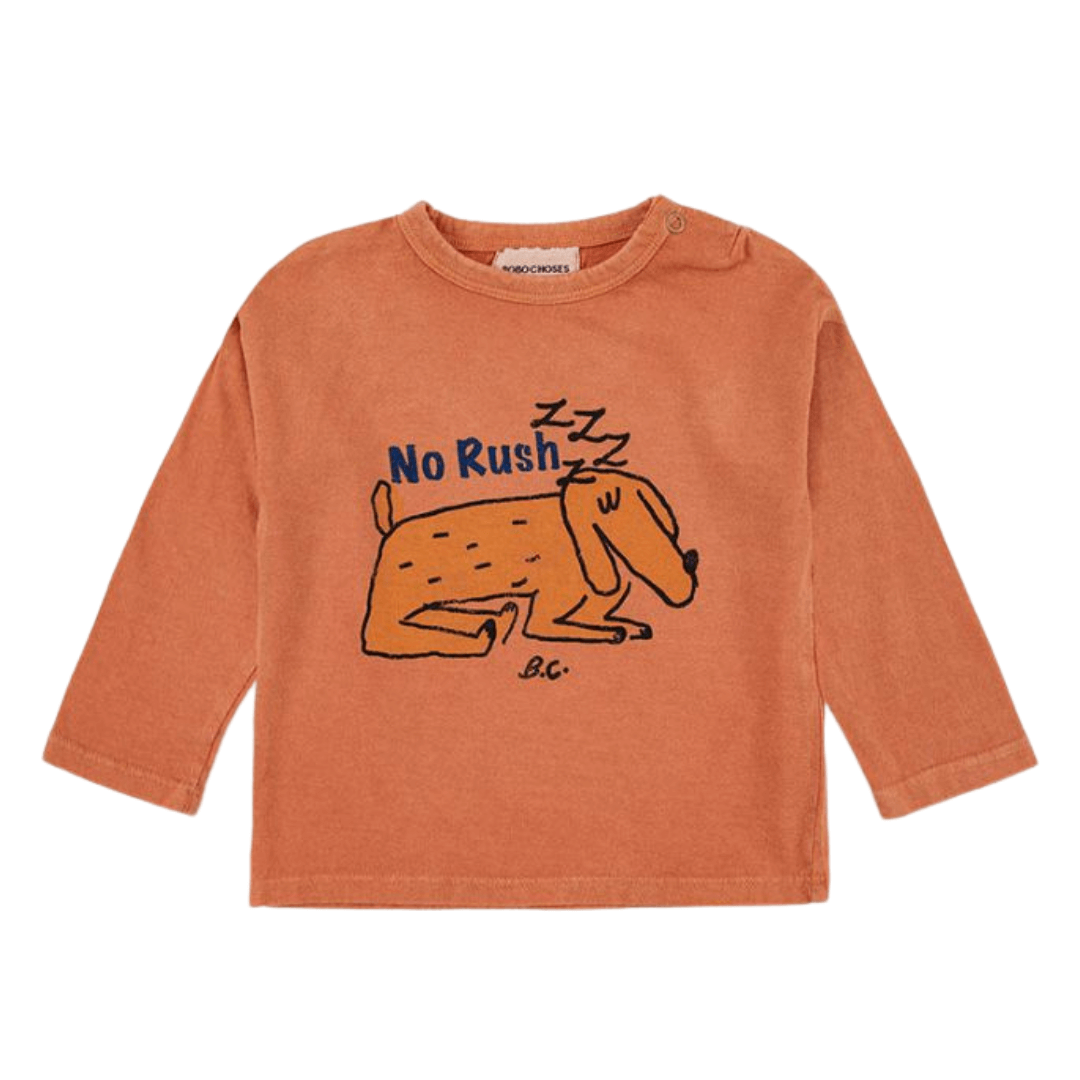 Bobo Choses Sleepy Dog Blonde Long Sleeve T-Shirt | lincolnstreetwatsonville