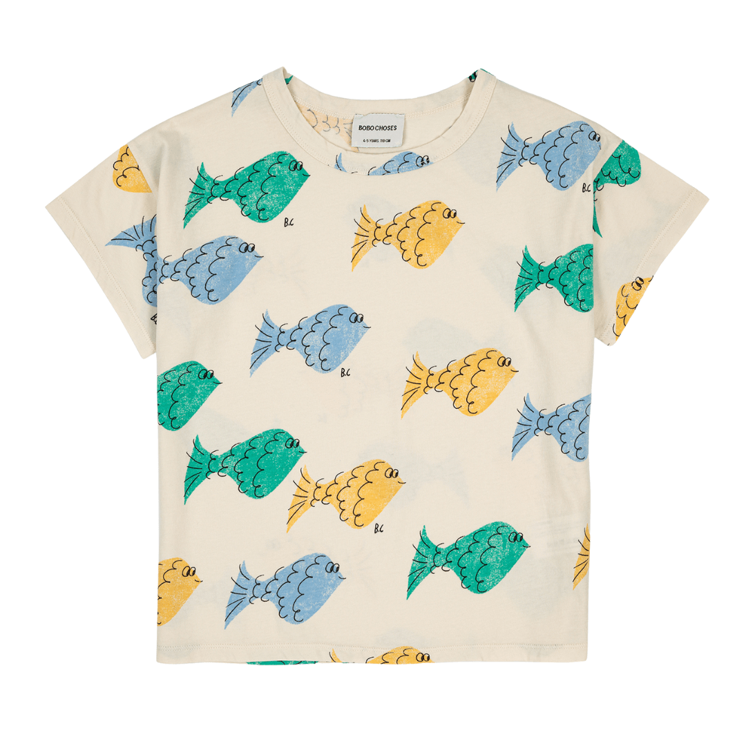 Bobo Choses Multicolour Fish All Over T-Shirt | suiteyosemite