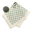 Crywolf Supersized Square Towel Seagrass Checkered | lincolnstreetwatsonville