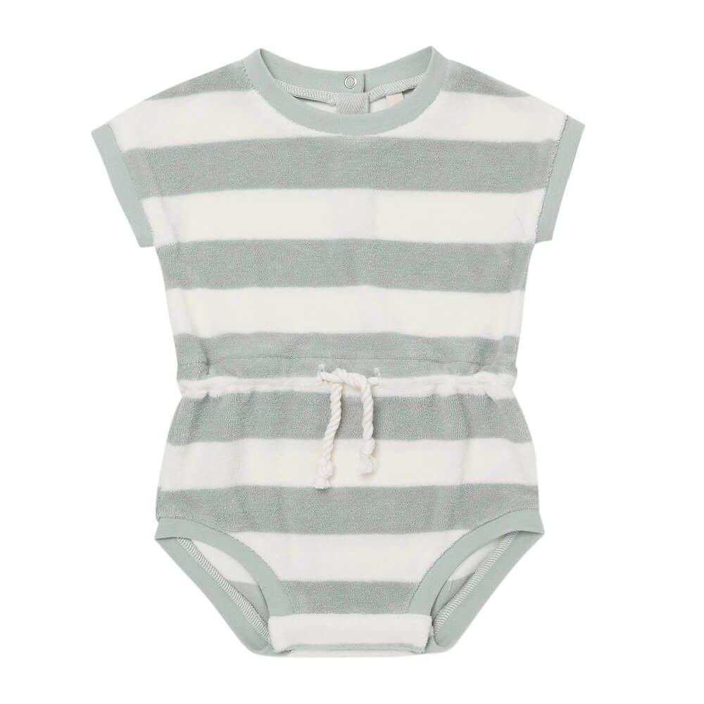 Terry Retro Romper Sky Stripe