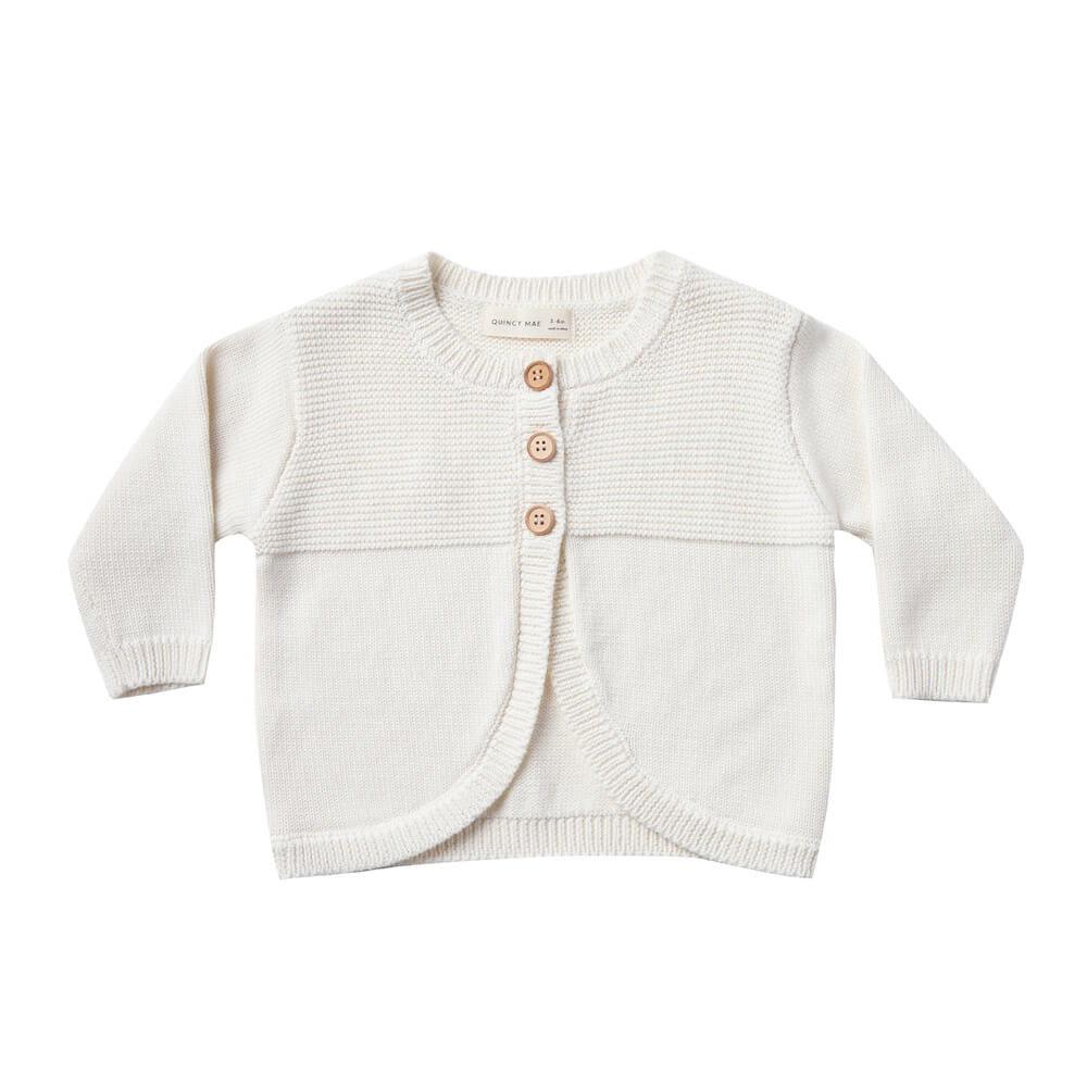 Quincy Mae Knit Cardigan Ivory | lincolnstreetwatsonville