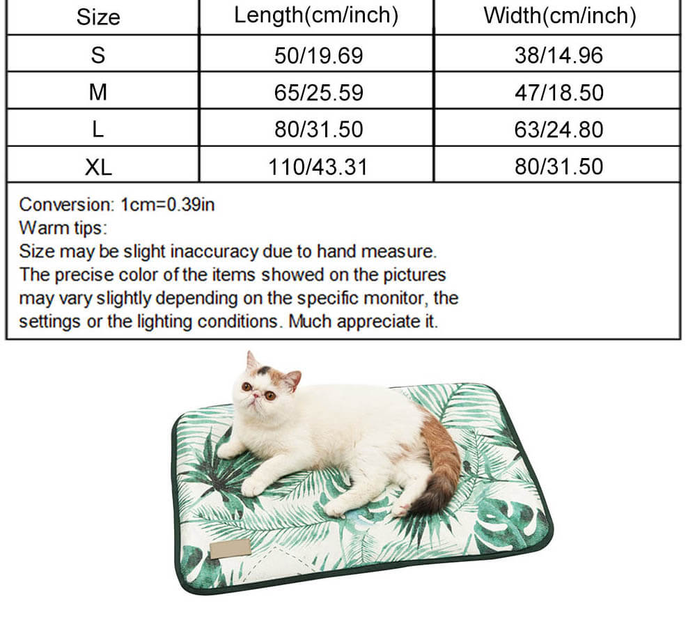 3D Print Summer Ice Silk Pet Dog Cooling Mat For Cat Dogs