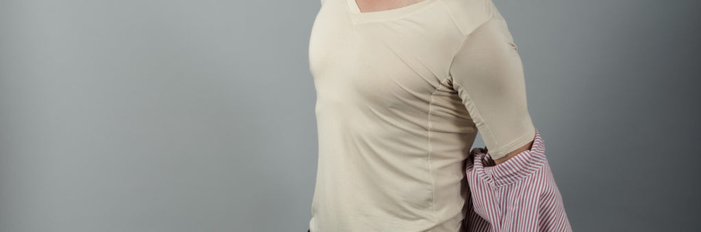 Picture of bamboo undershirt in tan