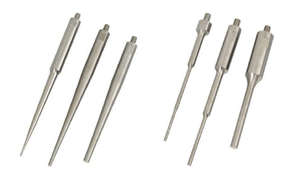 Different sized probes for various models.