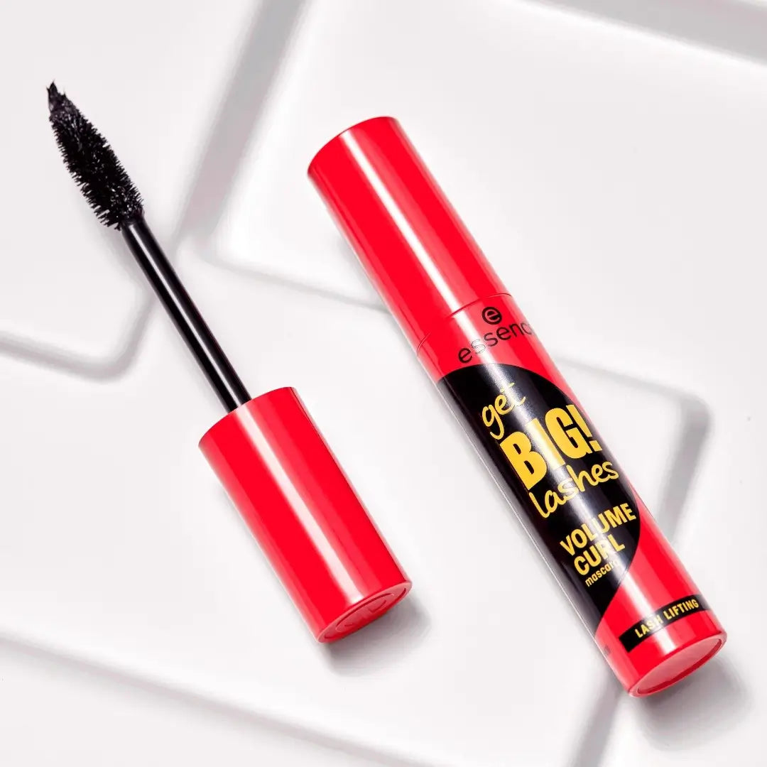 essence mascara for big, curled lashes with long-lasting hold