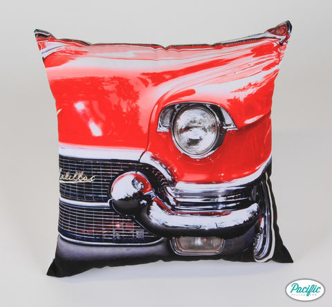 Vintage car Father's Day printed cushion
