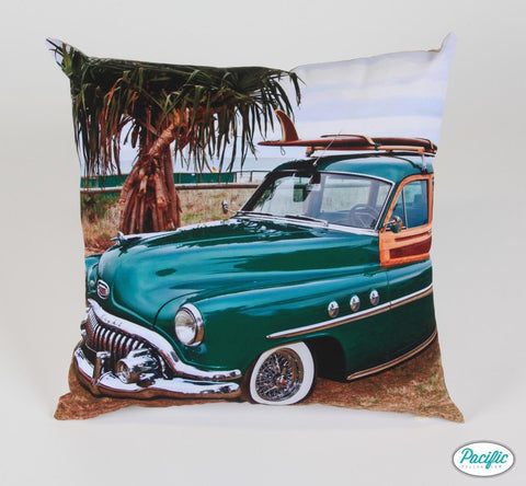 Vintage car Father's Day cushion