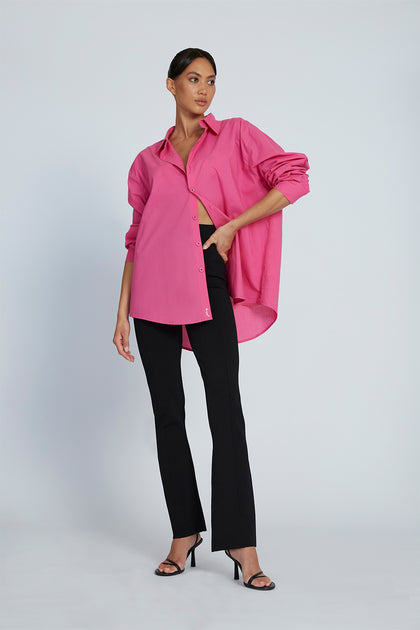 Mason Cotton Shirt | Final Sale - Deep Pink