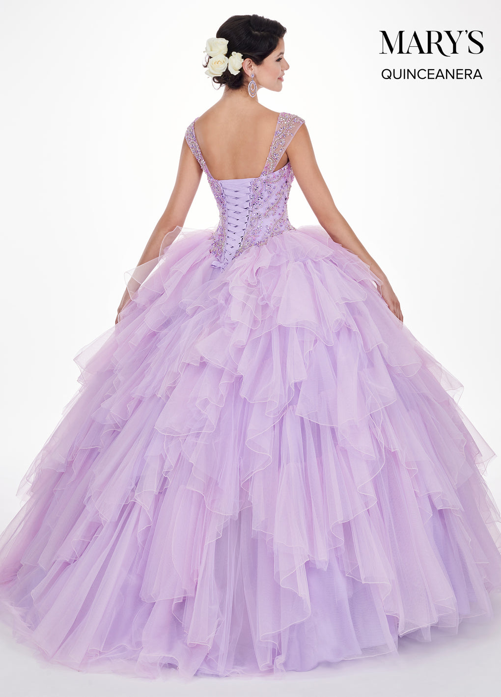 Marys Quinceanera Dresses in Light Jade or Lilac Color