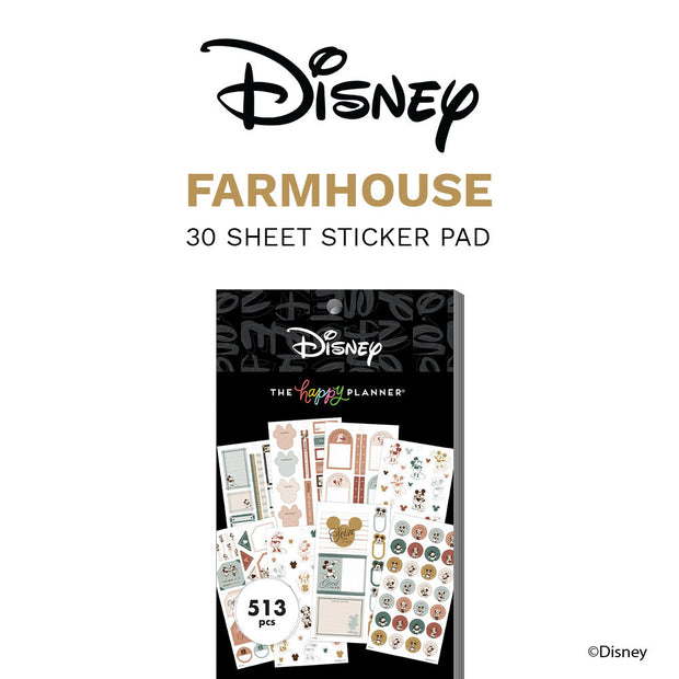 Disney© Mickey Mouse & Minnie Mouse Farmhouse Value Pack Stickers