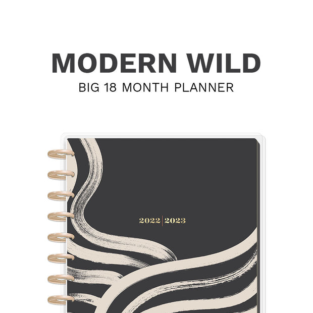 2022 Modern Wild Big Vertical Happy Planner - 18 Months