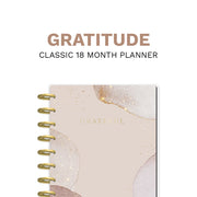2022 Be Thankful Classic Gratitude Happy Planner - 18 Months