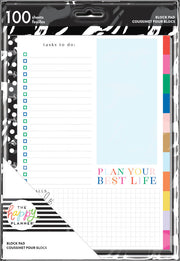 Classic Block Paper Pad - Bold and Bright - 100 Sheets