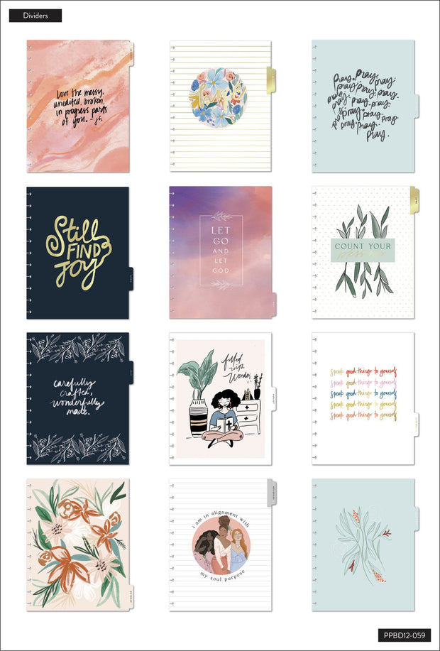 2022 The Happy Planner x Spoonful of Faith Pray Big Faith Happy Planner - 12 Months