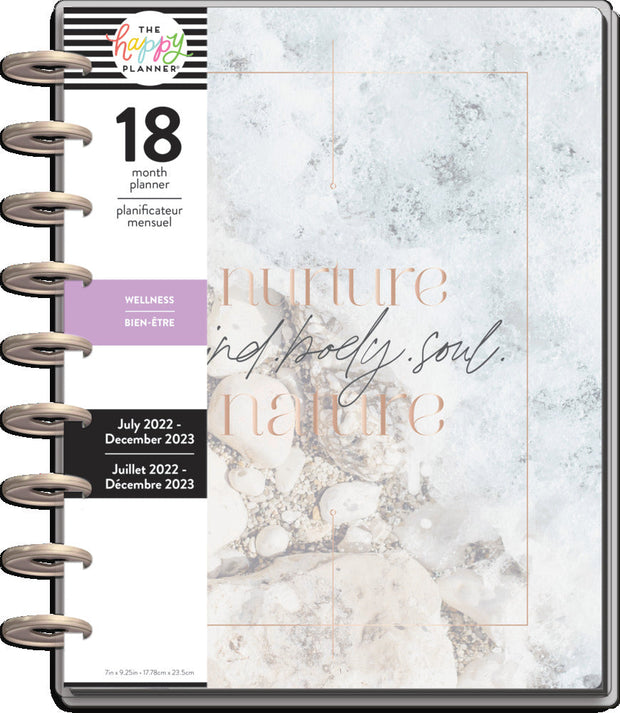 2022 Nature Classic Wellness Happy Planner - 18 Months