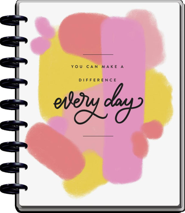 Undated Make a Difference Classic Teacher Happy Planner - 12 Months
