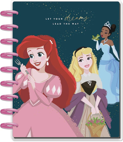 Undated Disney© Princess Dreams Will Lead You Classic Horizontal Happy Planner - 12 Months