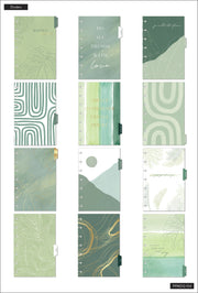 2022 Sage Mini Lined Vertical Happy Planner - 12 Months