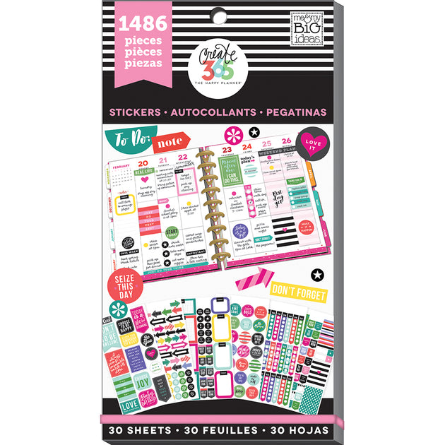 Multi Me /& My Big Ideas Happy Planner Accessory Book W//20 Sheets-Daydreamer 566//Pkg