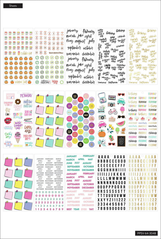 Happy Memory Keeping® Value Pack Stickers - BIG - Dates & Holidays 2