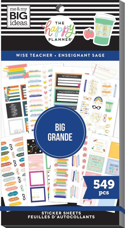 Value Pack Stickers - Wise Teacher - BIG