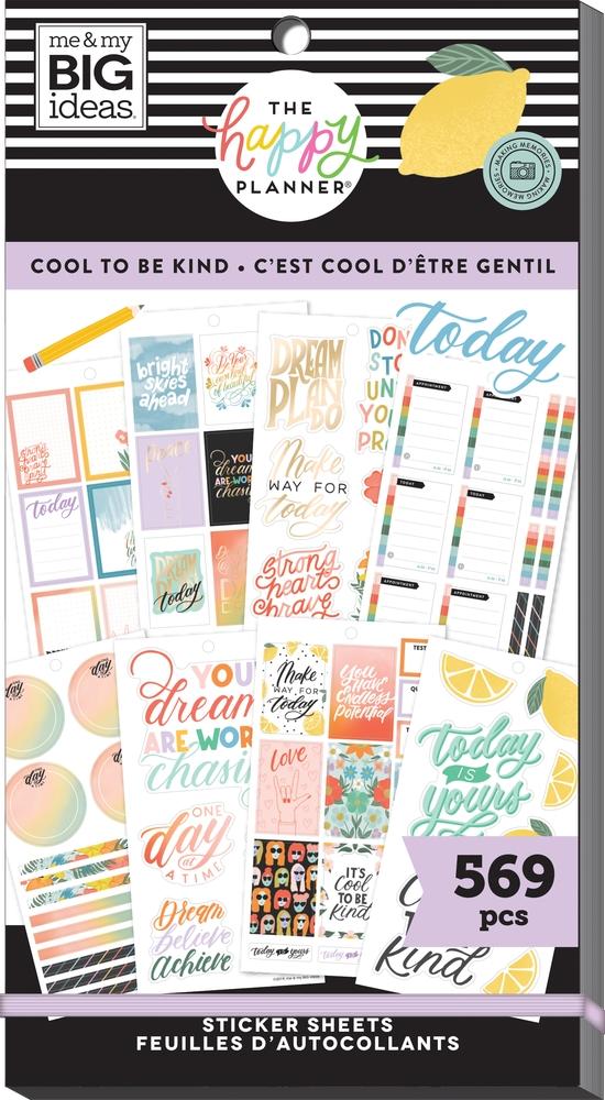 verzameling Idioot Schots Value Pack Stickers - Cool to Be Kind – The Happy Planner
